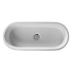 Dadoquartz - Gabbice Small Counter-Top/Under-Mount 490 - Gloss White - SWMBAS17-M