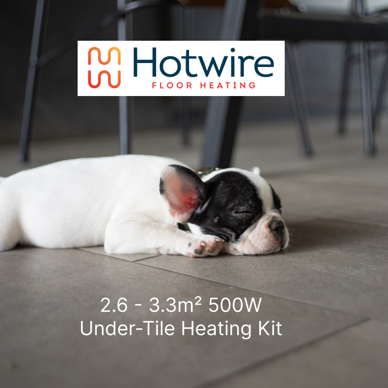 Hotwire 2.6 - 3.3m² 500W Under-Tile Heating Kit - UTH500
