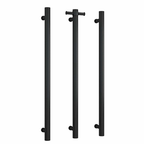 Thermorail 12V Single Heated 900mm Vertical Bar - VS900HB Matte Black