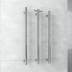 Thermogroup 12V Single Heated 900mm Vertical Bar - VS900H Polished Stainless Steel
