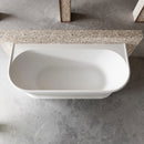 Cassa Design Westminster 1500mm Back To Wall Freestanding Bath Includes Overflow - Matte White