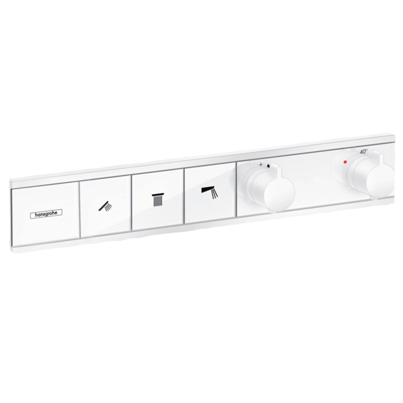 Hansgrohe Rainfinity Overhead shower 250 3jet Package - Matte White - 26233707 + 01800180 + 5381700 + 15311180