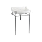 Abey Edwardian Basin & Stand 610mm 1 Tap Hole - Gloss White - Cass Brothers