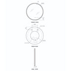 Acciaio Progressive LED Mirror 800 Spec