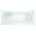 Decina Adatto Santai 1650mm Acrylic Jet Spa Bath - Gloss White - AD1650SAN10JW