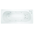 Decina Adatto Santai 1650mm Acrylic Jet Spa Bath - Gloss White - AD1650SAN10JW