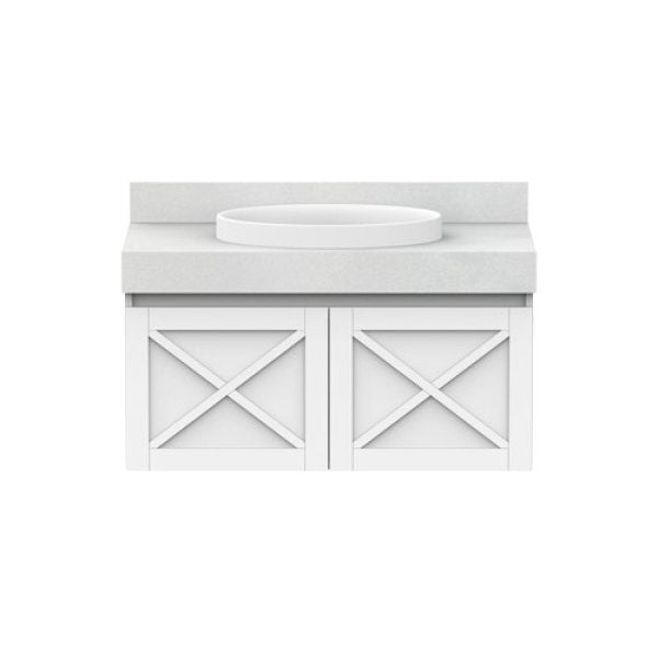 ADP Charleston Solid Surface Wall Hung Vanity - Cass Brothers