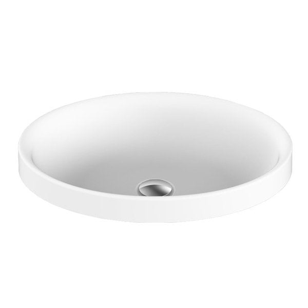 ADP Dignity Semi-Inset Basin - Gloss White - Cass Brothers