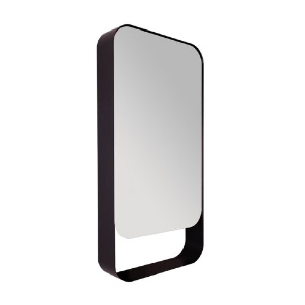 ADP Enzo Mirrored Shaving Cabinet - SCEN50100BK - Cass Brothers