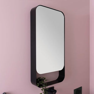 ADP Enzo Mirrored Shaving Cabinet - SCEN50100BK - Cass Brothers