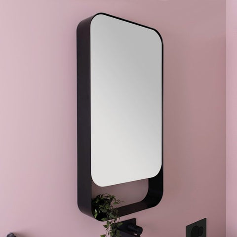 ADP Enzo Mirrored Shaving Cabinet - SCEN50100BK