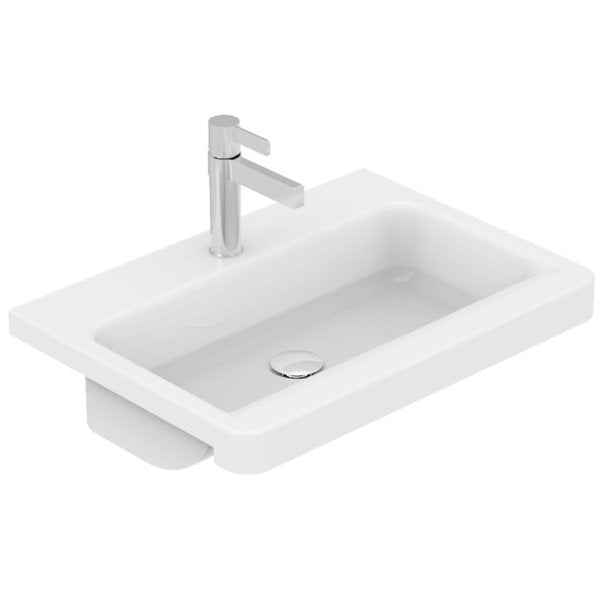 ADP Integrity Semi-Recessed Basin - Gloss White - Cass Brothers