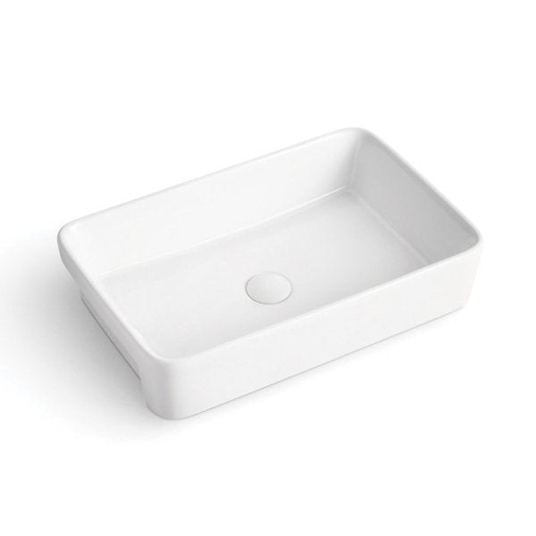 ADP Lino Semi-Recessed Basin - Gloss White - Cass Brothers