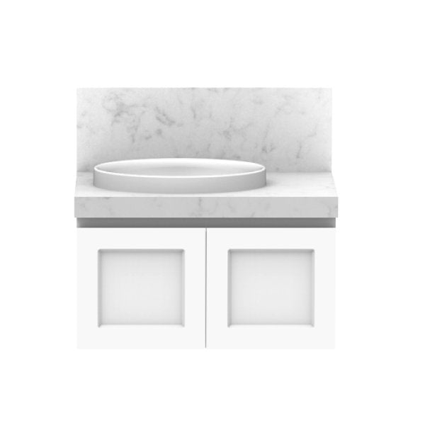 ADP London Solid Surface Wall Hung Vanity - Cass Brothers