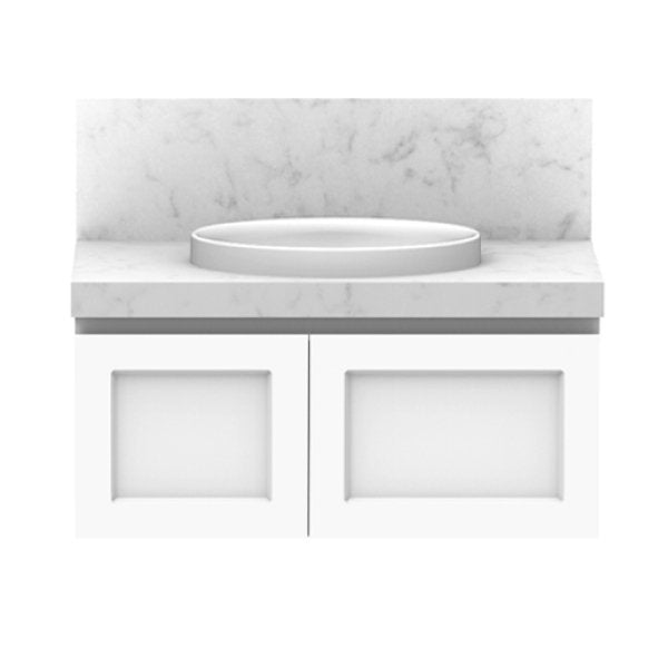 ADP London Solid Surface Wall Hung Vanity - Cass Brothers