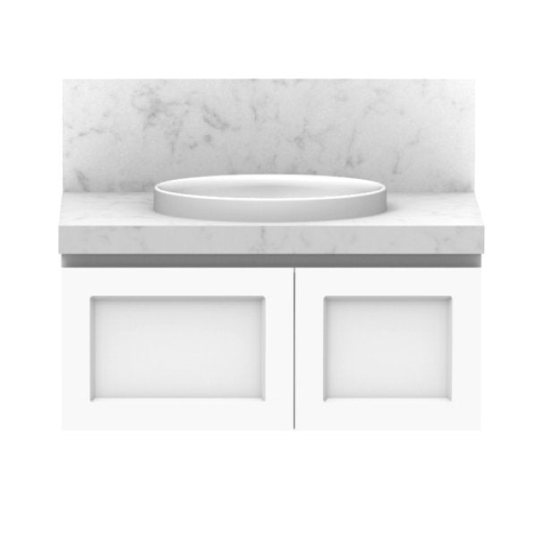 ADP London Solid Surface Wall Hung Vanity - Cass Brothers