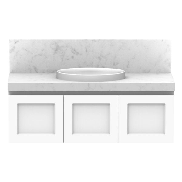 ADP London Solid Surface Wall Hung Vanity - Cass Brothers