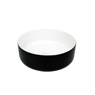 ADP Margot Duo Above Counter Basin - Matte Black/White - Cass Brothers