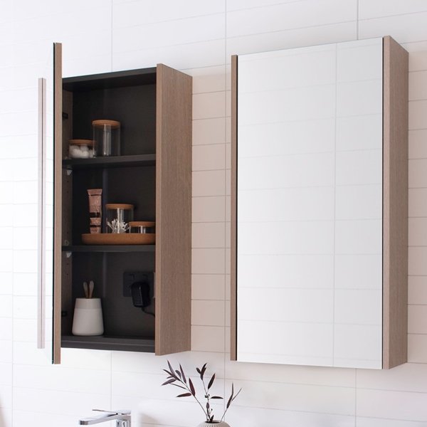 ADP Muse Mirrored Shaving Cabinet - MUSC4380 - Cass Brothers