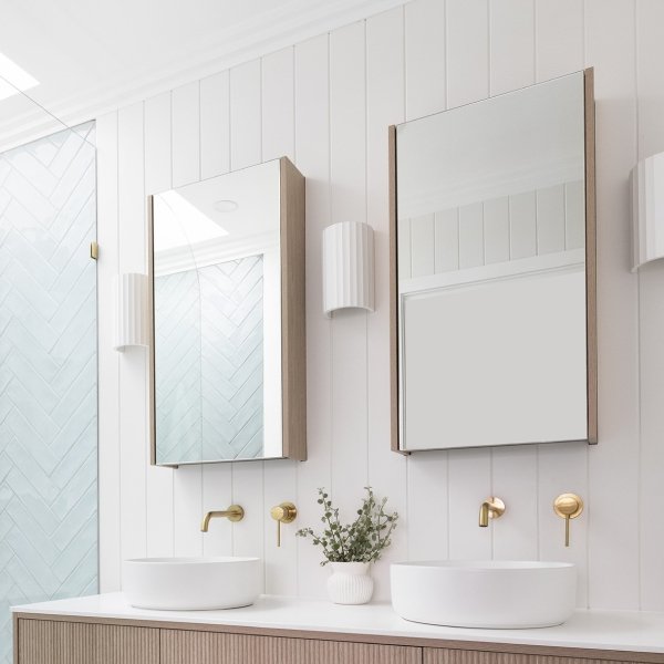 ADP Muse Mirrored Shaving Cabinet - MUSC4380 - Cass Brothers