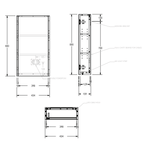 ADP Muse Mirrored Shaving Cabinet - MUSC4380 - Cass Brothers