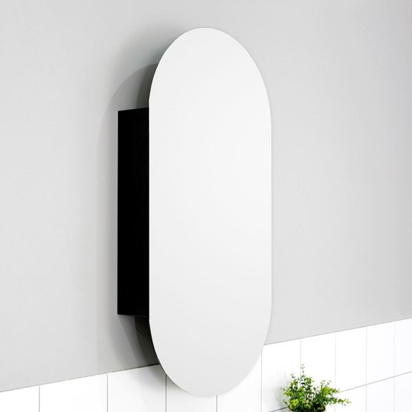 ADP Pill Mirrored Shaving Cabinet - PLSC4590 - Cass Brothers