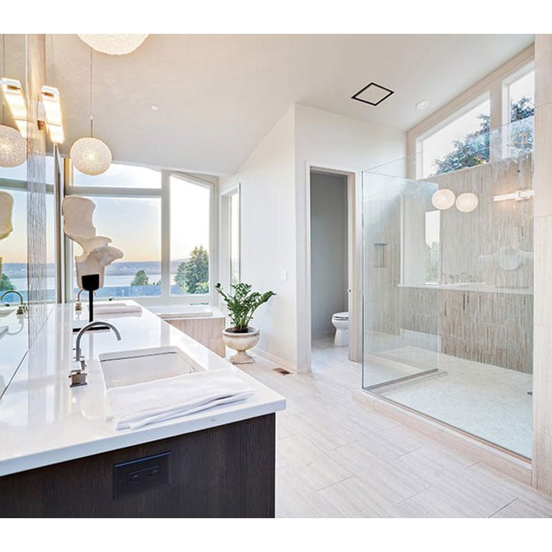 Allvent Prestige 250mm Flush Square Ceiling Extractor Grille Frameless - Cass Brothers