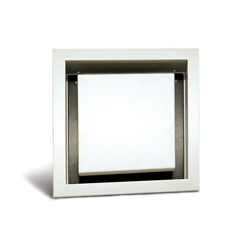 Allvent Prestige 250mm Slim Square Ceiling Extractor Grille Framed - Cass Brothers