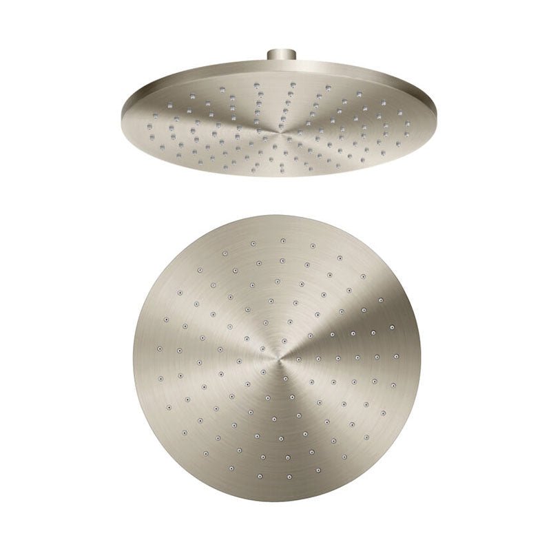 Aquas Air Brass Overhead Shower Round - Brushed Nickel - Cass Brothers