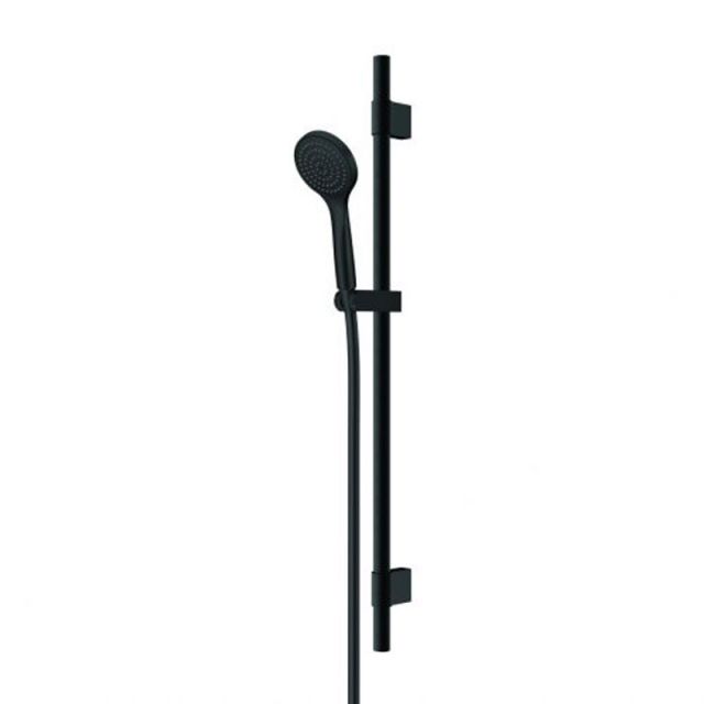 Aquas Luft Shower Rail 900mm - Matte Black - Cass Brothers