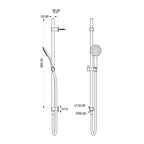 Aquas Neu 2.0 Shower Set - Brushed Nickel - Cass Brothers