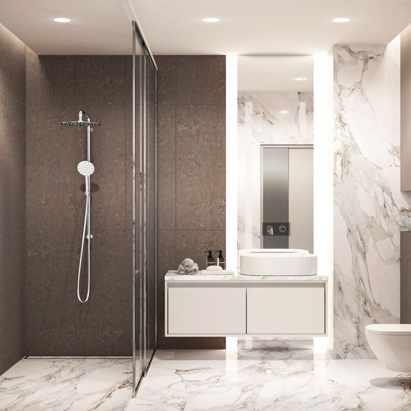 AQUAS X Turbo Twin Shower - Chrome - Cass Brothers