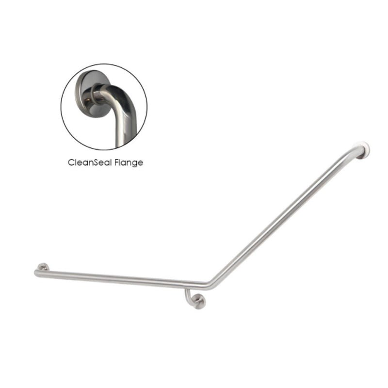 Argent Advantage 870 X 700 140 Degree Grab Rail Left Hand - Cass Brothers