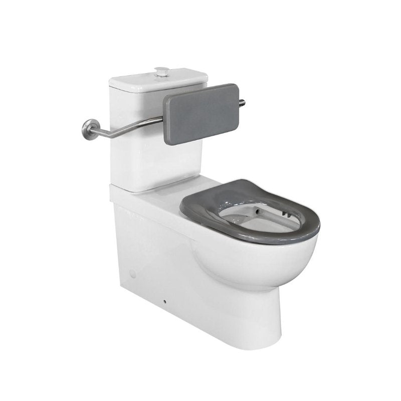 Argent Alto Plus PWD Back to Wall Toilet & Backrest - Cass Brothers