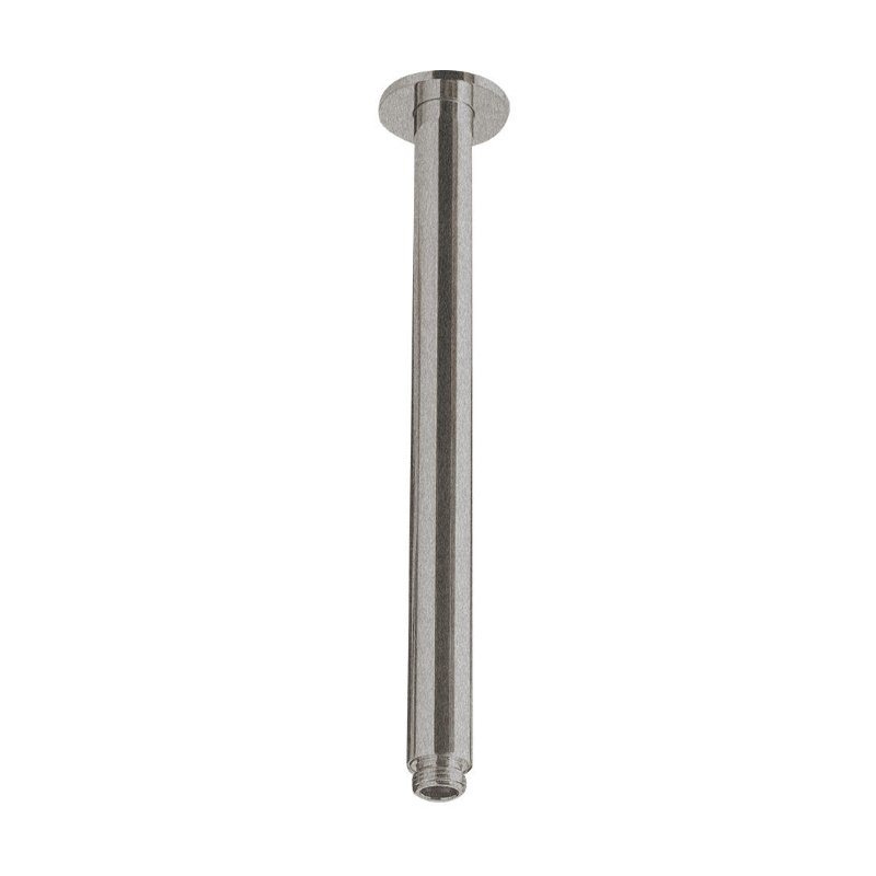 Argent Ceiling Dropper 300mm Round Flange - Brushed Nickel - Cass Brothers