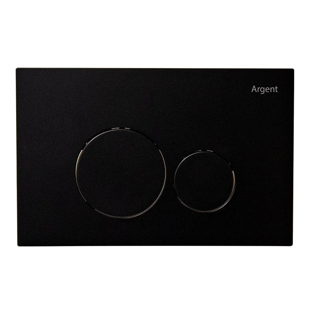 Argent Evo Wall Faced Smart Toilet Package Includes Grace Matte Black Button - Cass Brothers