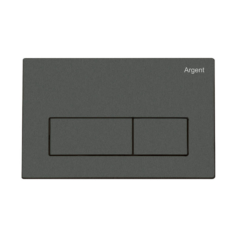 Argent Evo Wall Faced Smart Toilet Package Includes Kubic Gun Metal Button - Cass Brothers