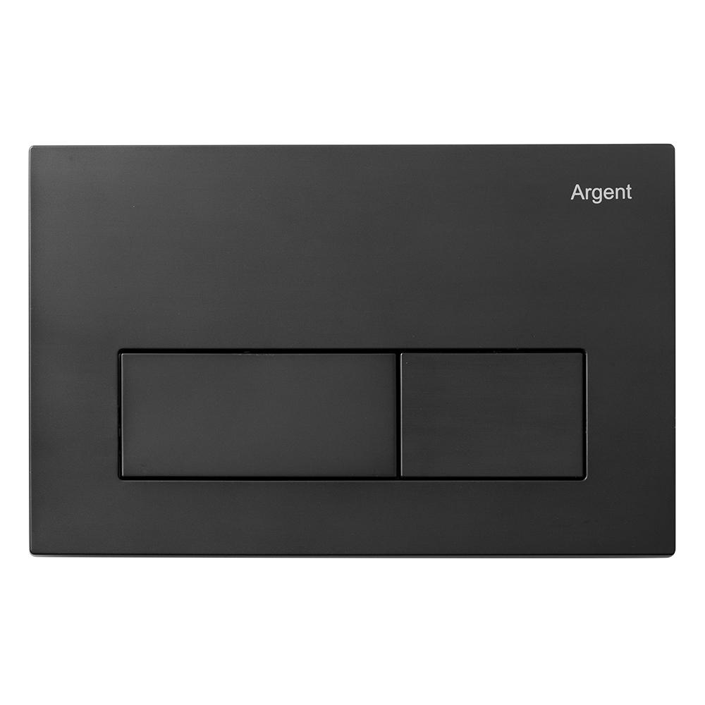 Argent Evo Wall Faced Smart Toilet Package Includes Kubic Matte Black Button - Cass Brothers