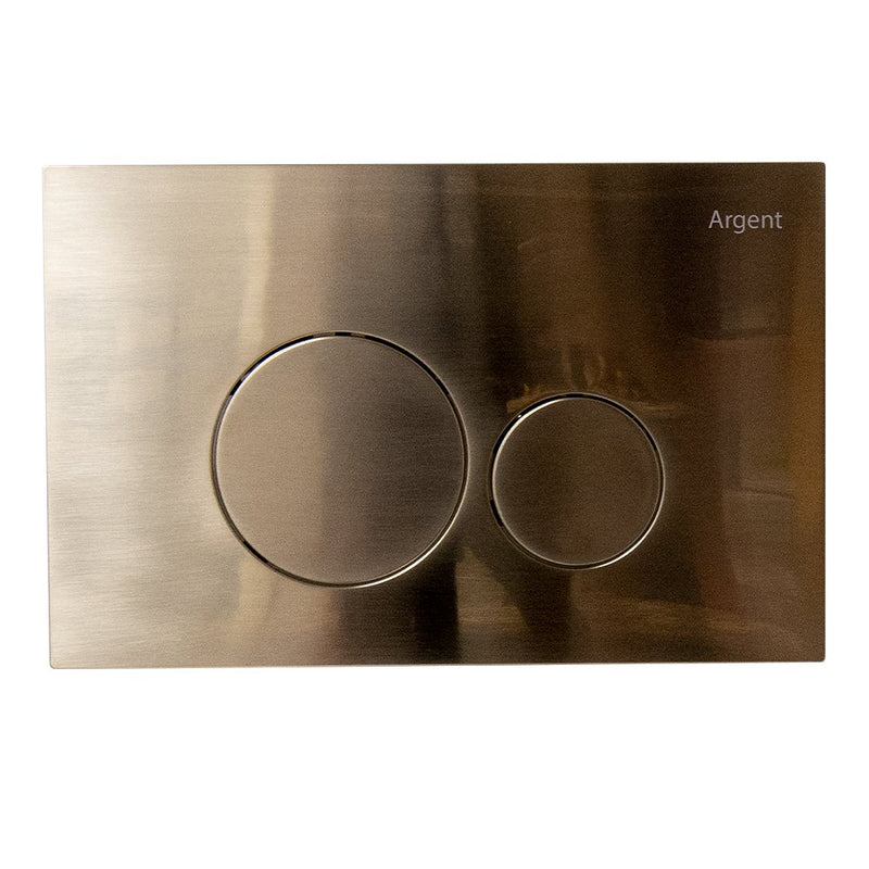 Argent Evo Wall Faced Smart Toilet System - Includes Grace Brushed Nickel Button - Cass Brothers