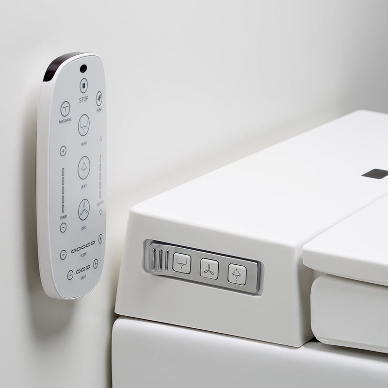 Argent Evo Wall Faced ViSmart Toilet Package Includes Chrome E200 Button - Cass Brothers