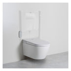 Argent Evo Wall Hung ViSmart Toilet Package Includes E100 Chrome Button - Cass Brothers
