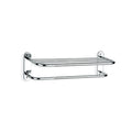 Argent FOCUS 600 Double Bath Towel Rack - Chrome - Cass Brothers