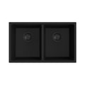 Argent Grace 760 Double Kitchen Sink Matte Black - 0 Taphole - Cass Brothers
