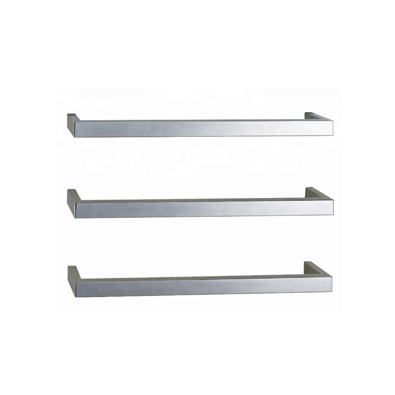 Argent Kubic 700 3 Single Bar Heated Towel Rail - Chrome - Cass Brothers