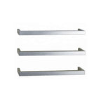 Argent Kubic 700 3 Single Bar Heated Towel Rail - Chrome - Cass Brothers