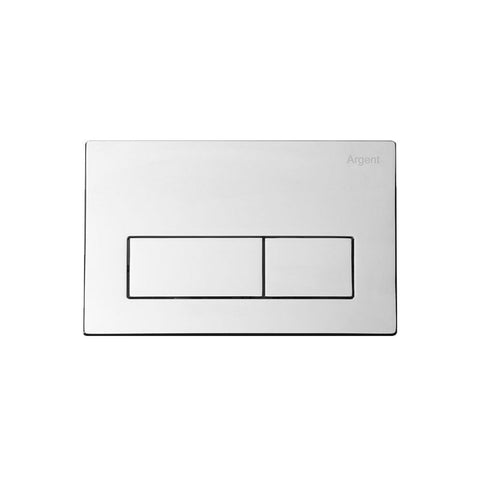 Argent Kubic In-Wall Mechanical Flush Plate - Chrome
