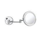 Argent LED Wall Mounted Magnifying Mirror - Cass Brothers