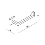 Argent Line Toilet Roll Holder - Cass Brothers