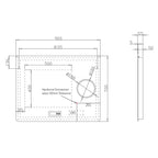 Argent Mondrian 900 Smart LED Mirror - Cass Brothers