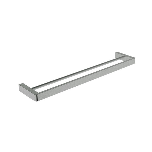 Argent Mondrian Neu 600 Double Towel Rail - Brushed Nickel - Cass Brothers